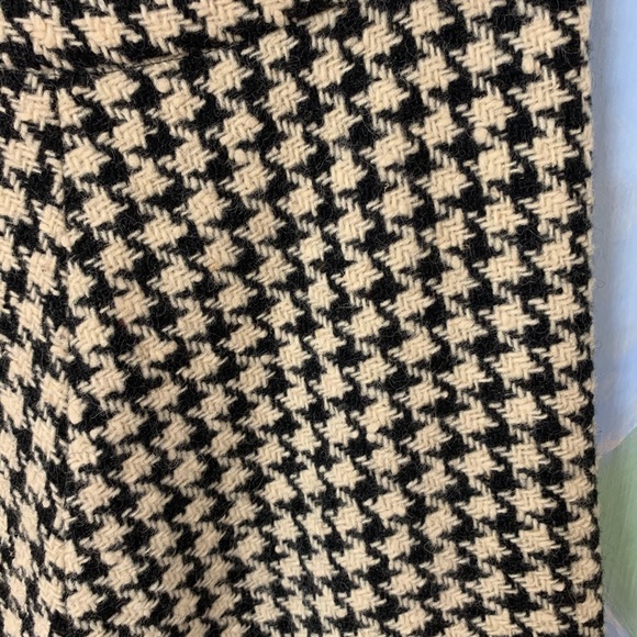 60s vintage B&W houndstooth full maxi poodle skirt - Picture 5 of 10